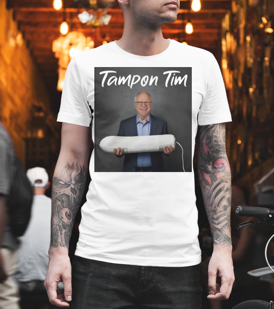 Johnny Midnight Tampon Tim Walz T-Shirt
