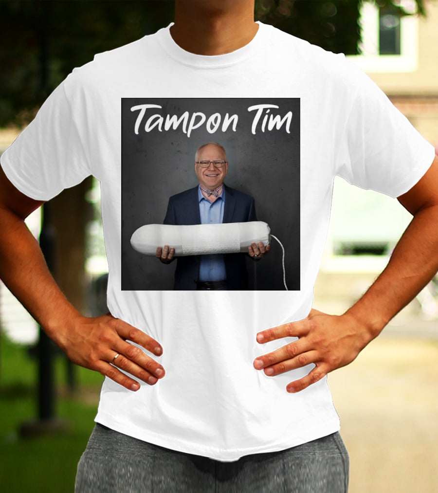 Johnny Midnight Tampon Tim Walz T-Shirt