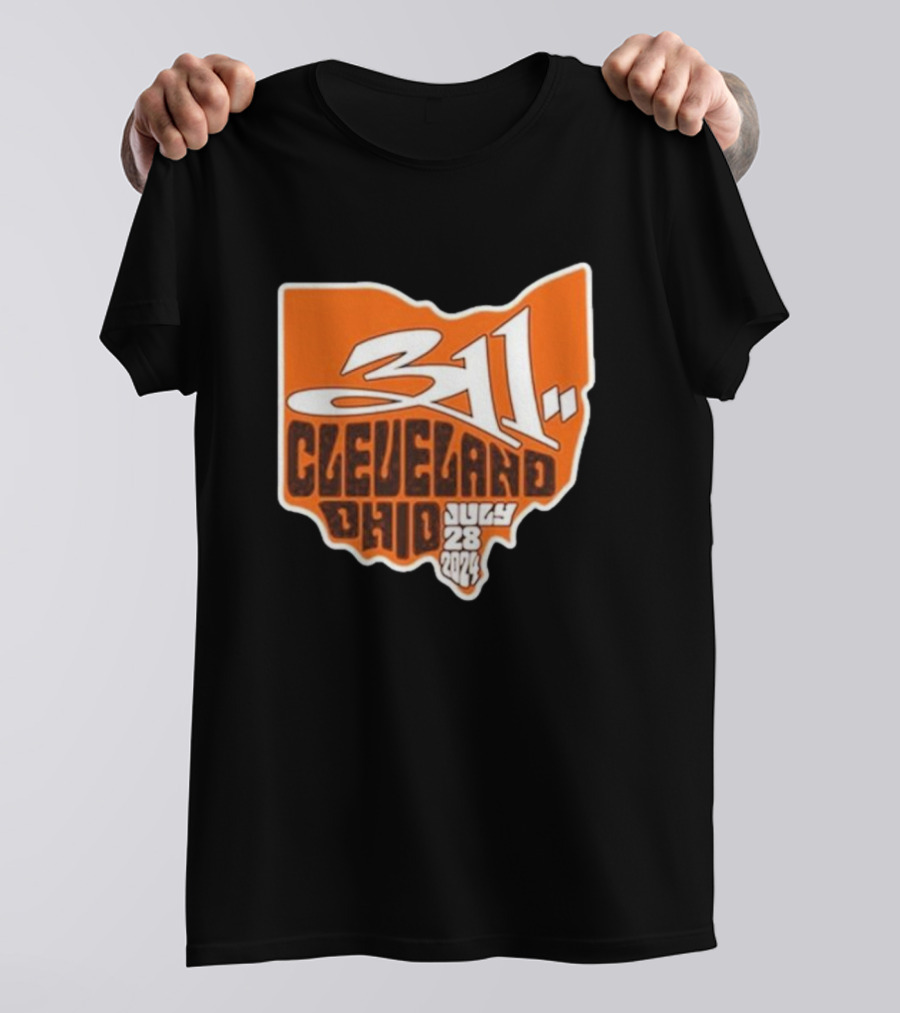311 Cleveland Ohio July 28 T-Shirt