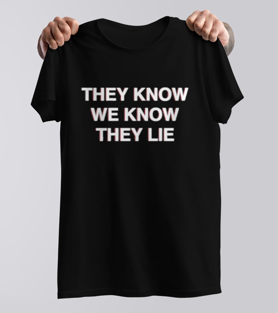 Adam Curtis They Know We Know They Lie T-Shirt