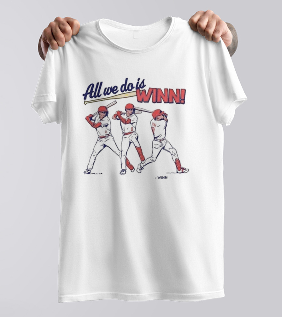 All We Do Is Winn Masyn Blaze Baseball Swing Winn T-Shirt