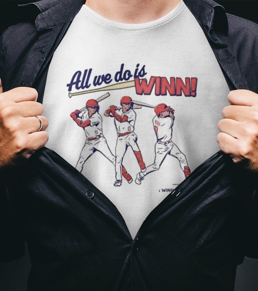 All We Do Is Winn Masyn Blaze Baseball Swing Winn T-Shirt