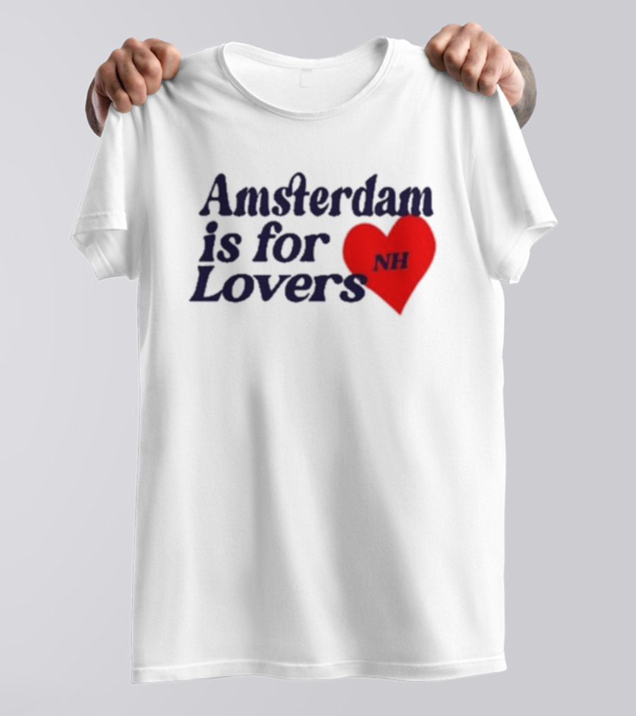 Amsterdam Is For Lovers NH Heart T-Shirt