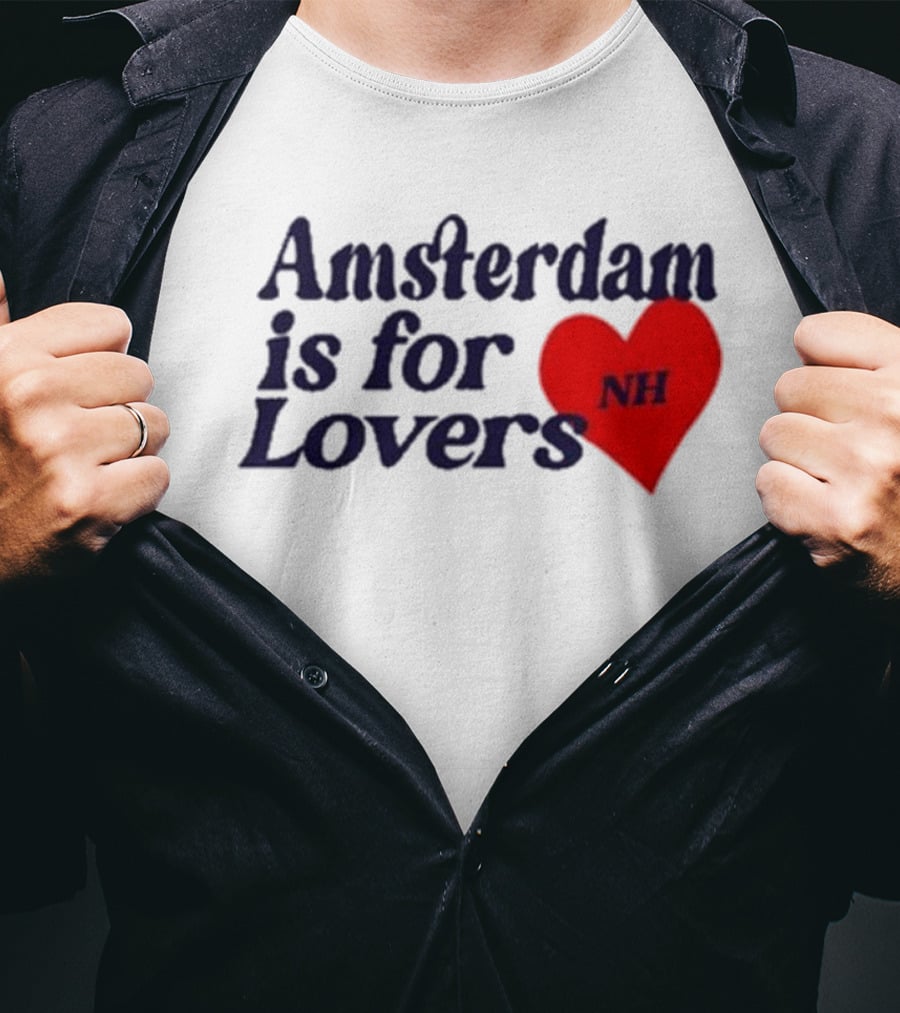 Amsterdam Is For Lovers NH Heart T-Shirt