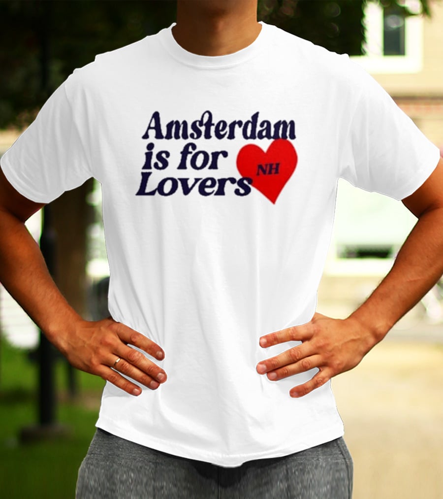 Amsterdam Is For Lovers NH Heart T-Shirt