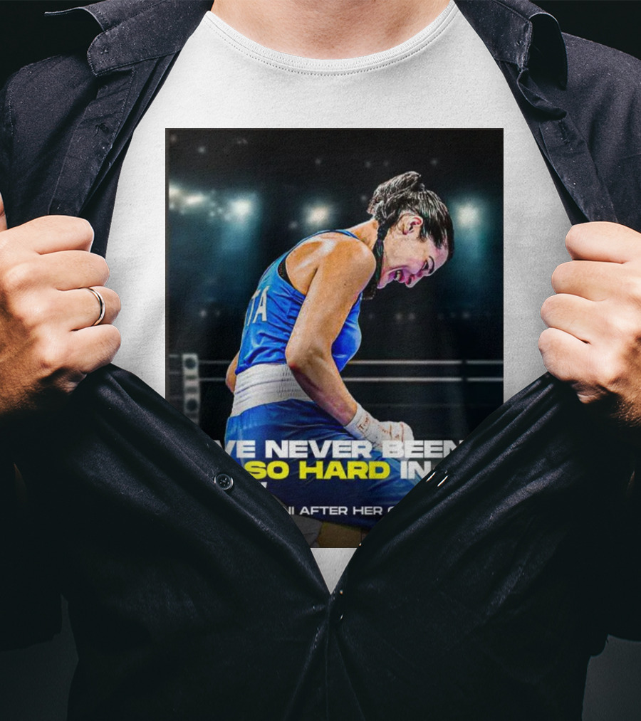 I’ve Never Been Hit So Hard In My Life Angela Carini Olympic Match Clutchpoints T-Shirt