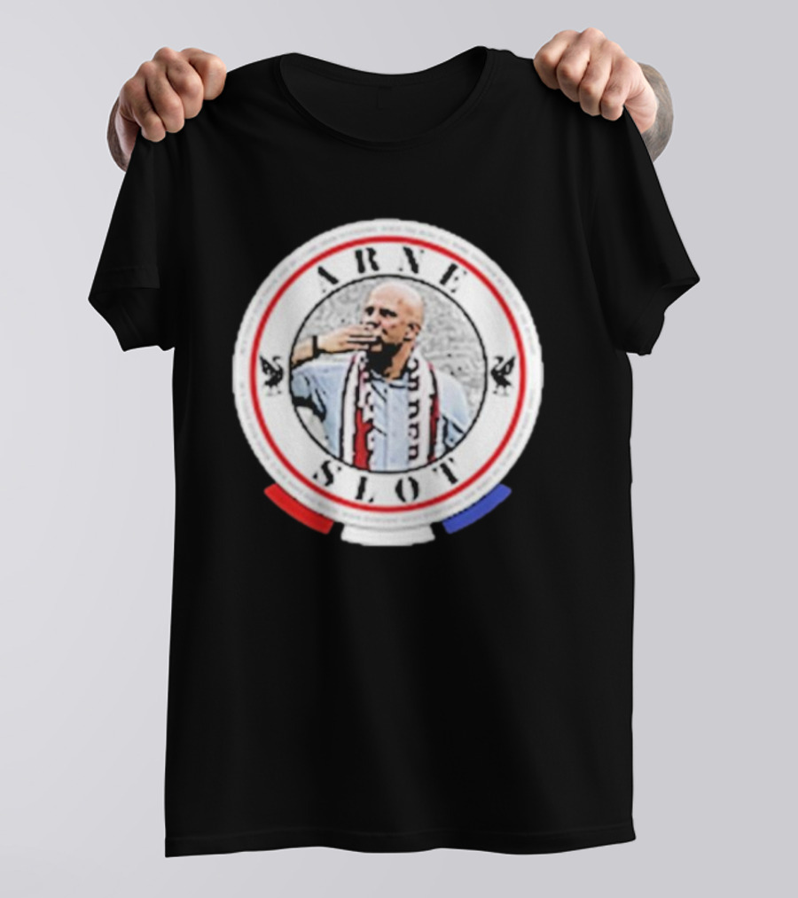 Arne Slot He’s Taken Over Power Iconic Circle Design With Soccer Fan T-Shirt