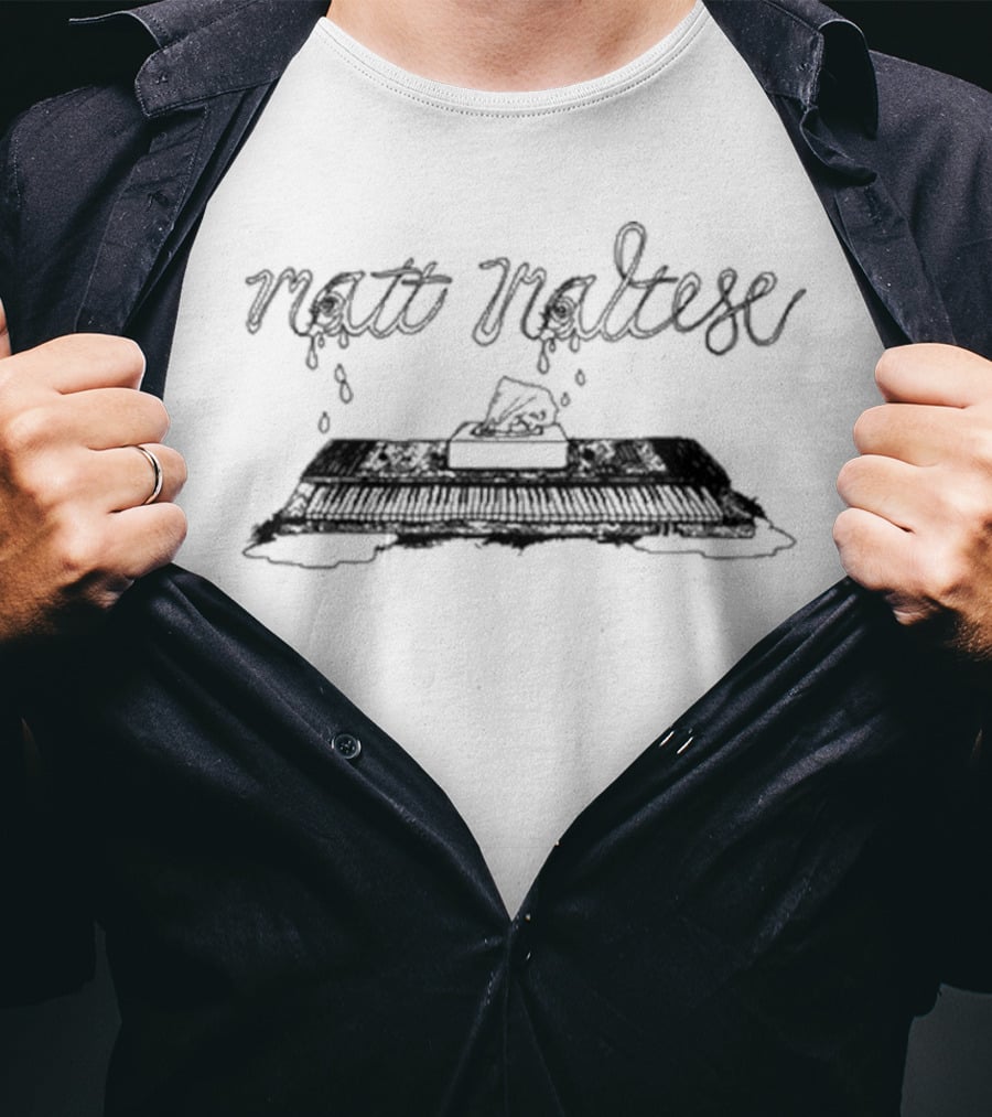 Matt Maltese Soaked Keyboard With Tears And Tissues T-Shirt