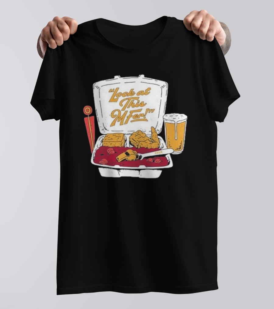 Look At This Mfer Rb&R Tray Beer And Food T-Shirt