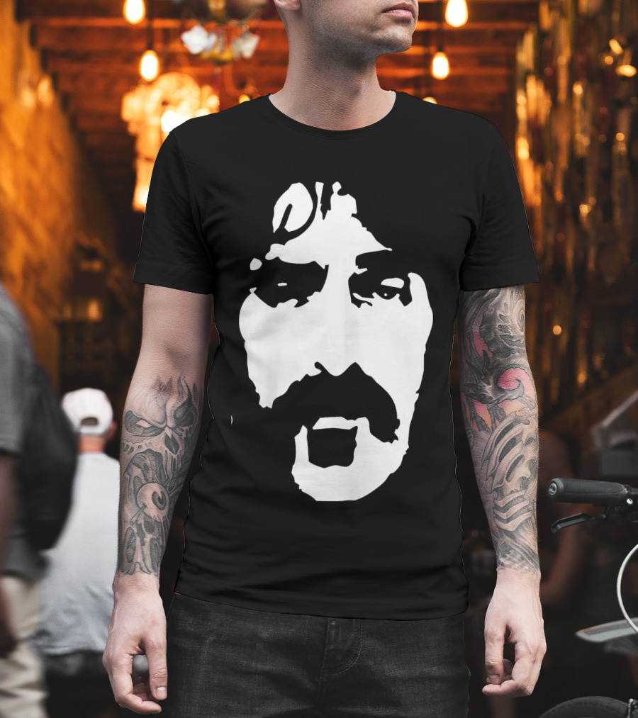 Scott Ritter Frank Zappa Monochrome Face T-Shirt