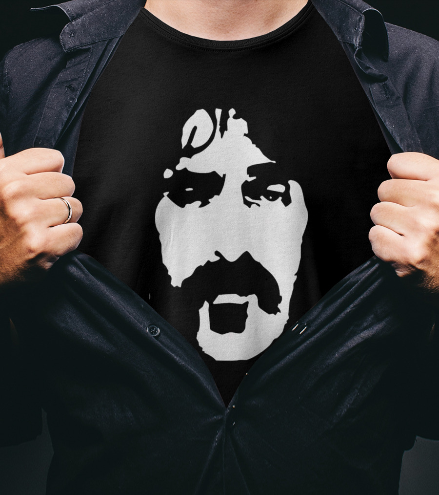 Scott Ritter Frank Zappa Monochrome Face T-Shirt
