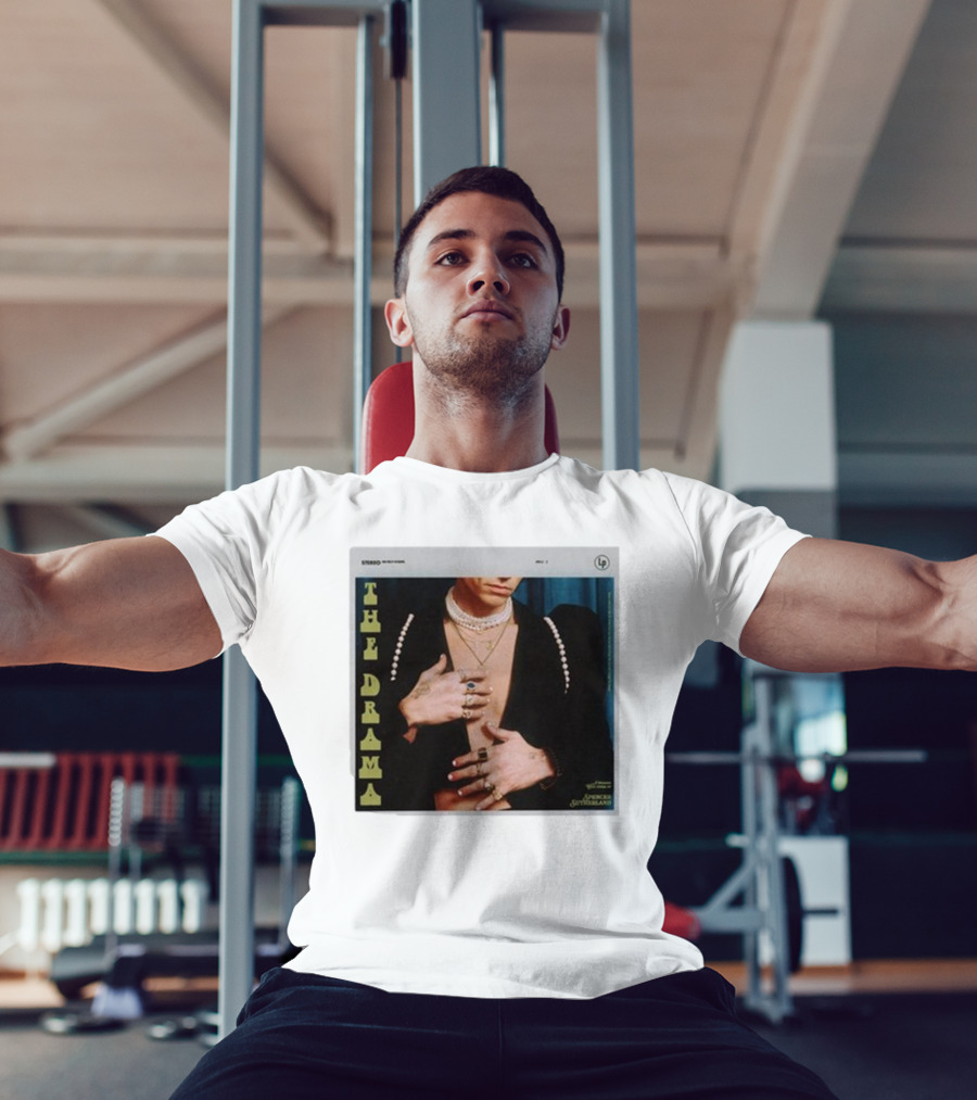 Spencer Sutherland The Drama LP Cover Tattooed Hands And Pearls T-Shirt