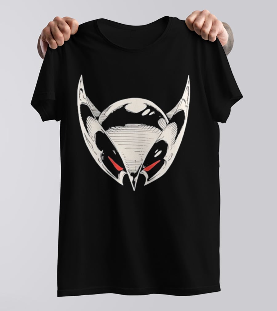 Gerard Way Shadowhawk Helmet Red Eyes T-Shirt