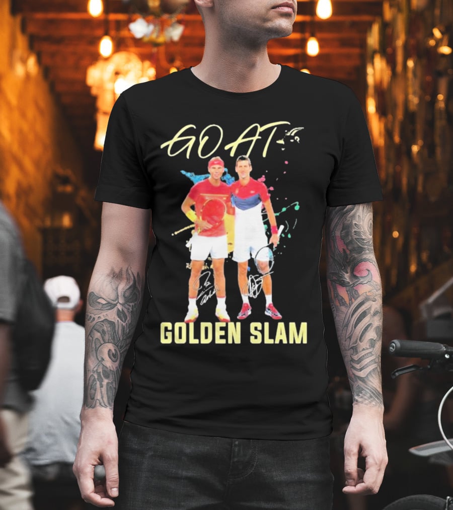 GOAT Golden Slam Tennis Signature T-Shirt