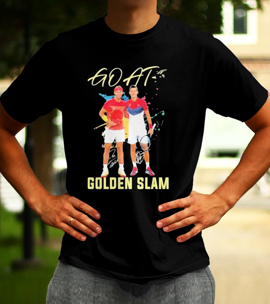 GOAT Golden Slam Tennis Signature T-Shirt