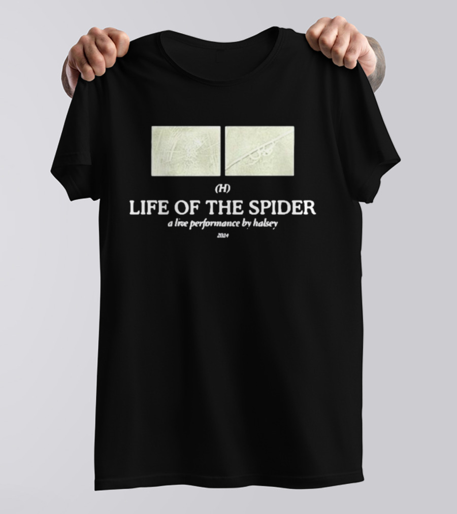 Halsey Updates Life Of The Spider (H) A Live Performance By Halsey T-Shirt