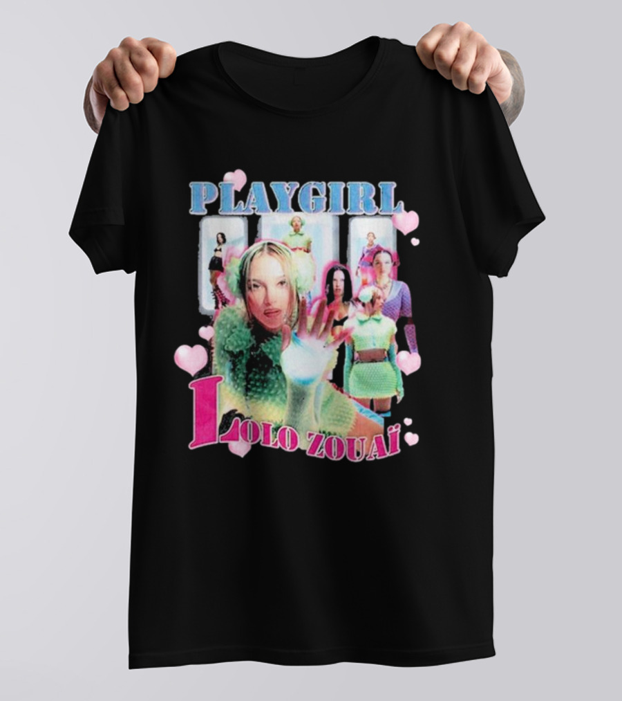 PLAYGIRL LOLO ZOUAÏ Retro Fashion Aesthetic With Feminine Icons T-Shirt