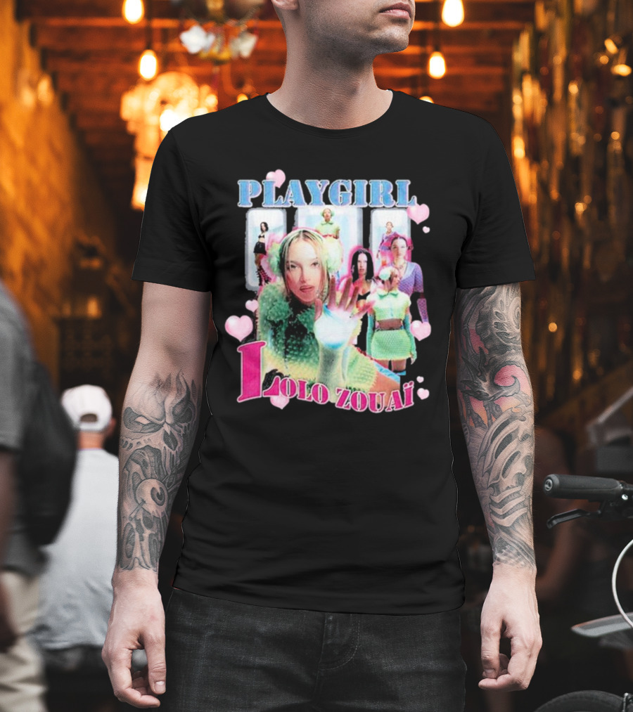 PLAYGIRL LOLO ZOUAÏ Retro Fashion Aesthetic With Feminine Icons T-Shirt