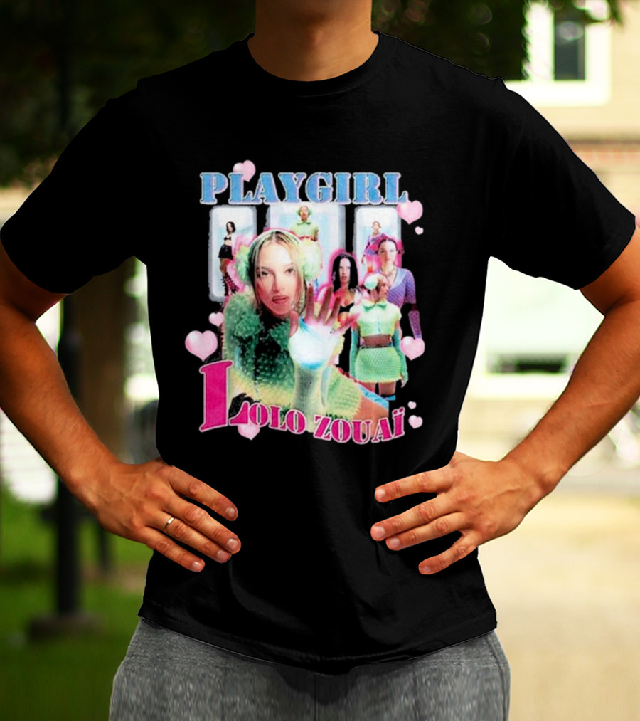 PLAYGIRL LOLO ZOUAÏ Retro Fashion Aesthetic With Feminine Icons T-Shirt