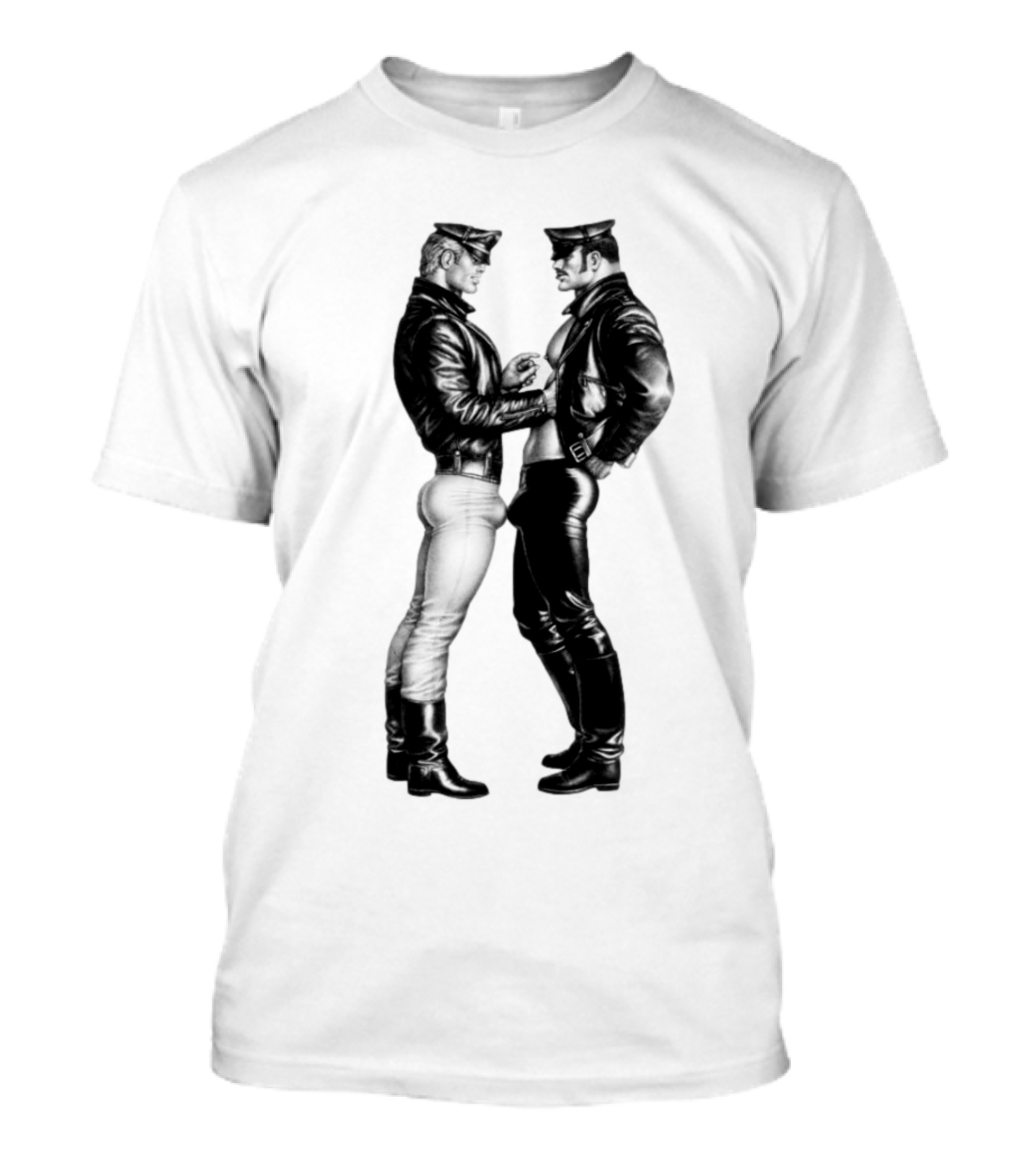 Russell Tovey Tom Of Finland Leather Uniform T-Shirt