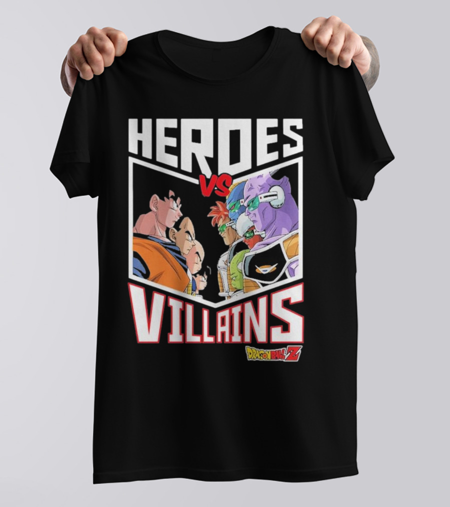 Heroes Vs. Villains DRAGON BALL Z Youth BIOWORLD T-Shirt