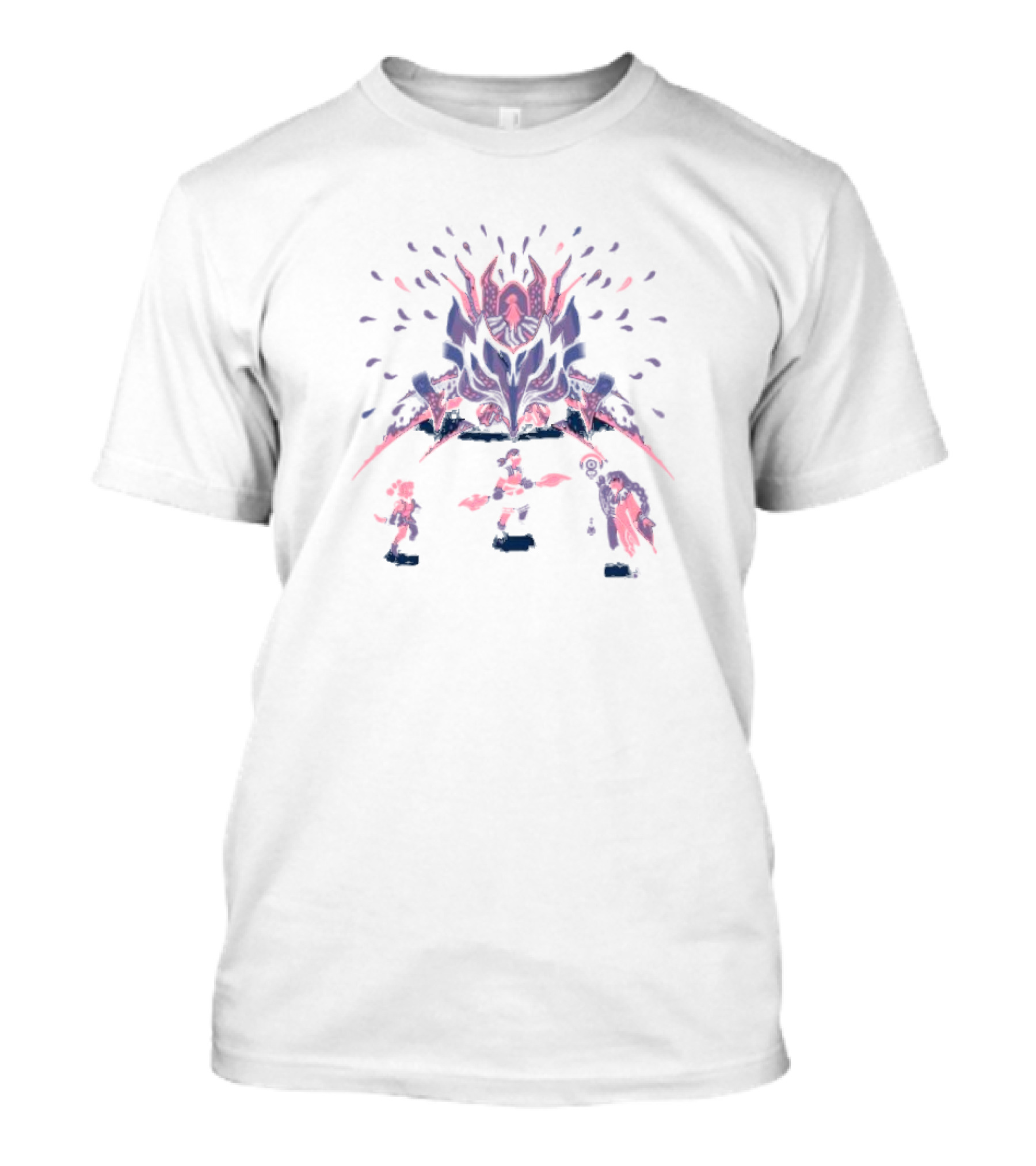 End Of The Timeline Yokaiy Fantasy Warrior Trio T-Shirt