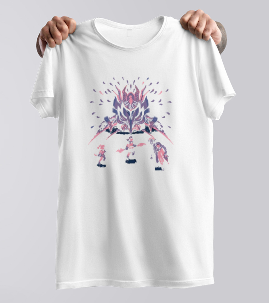 End Of The Timeline Yokaiy Fantasy Warrior Trio T-Shirt