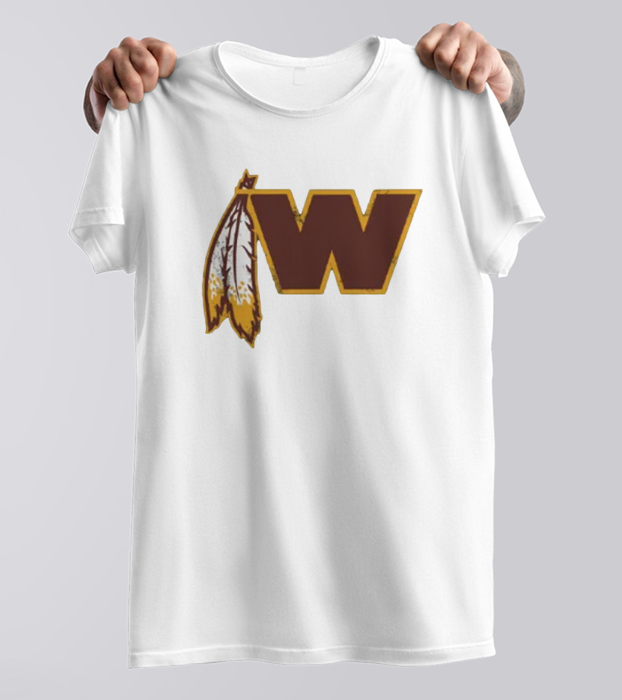 Washington Commanders Feather T-Shirt
