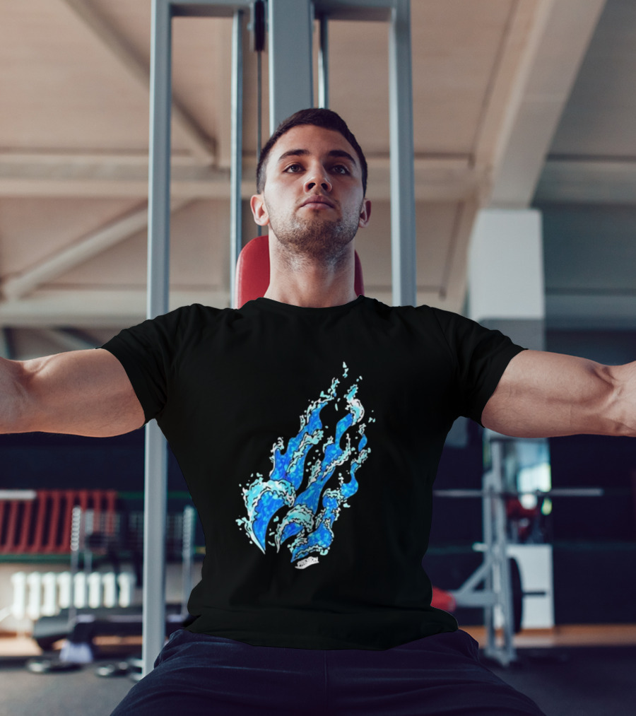Fire Wave Blue Flame T-Shirt