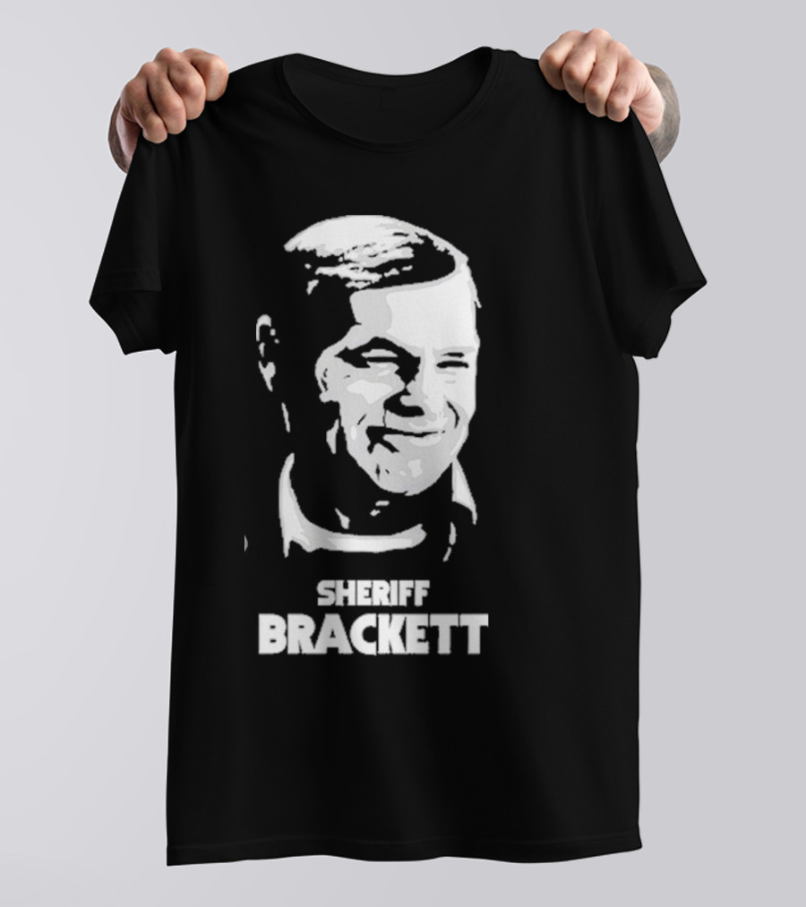 Sheriff Brackett Fright Rags Monochrome T-Shirt