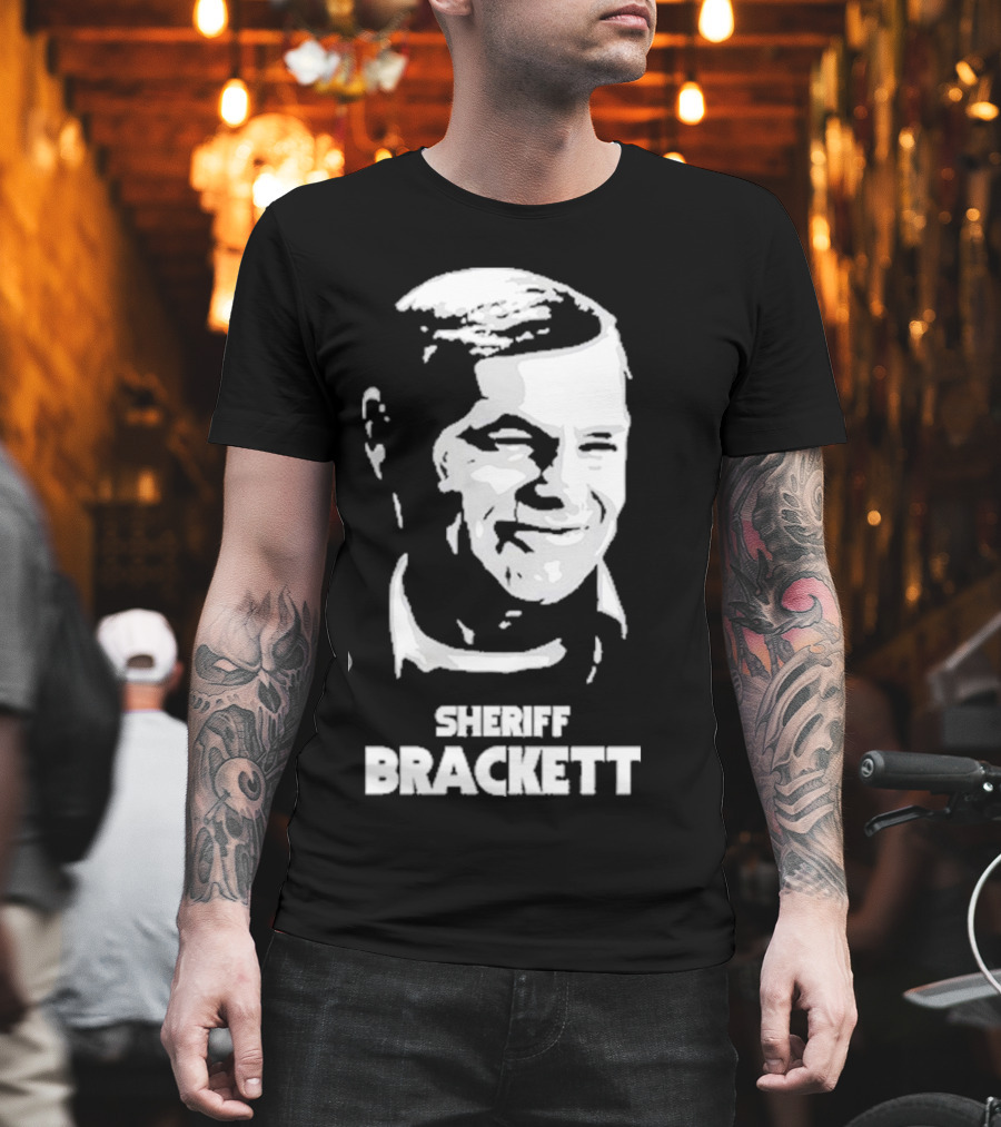 Sheriff Brackett Fright Rags Monochrome T-Shirt