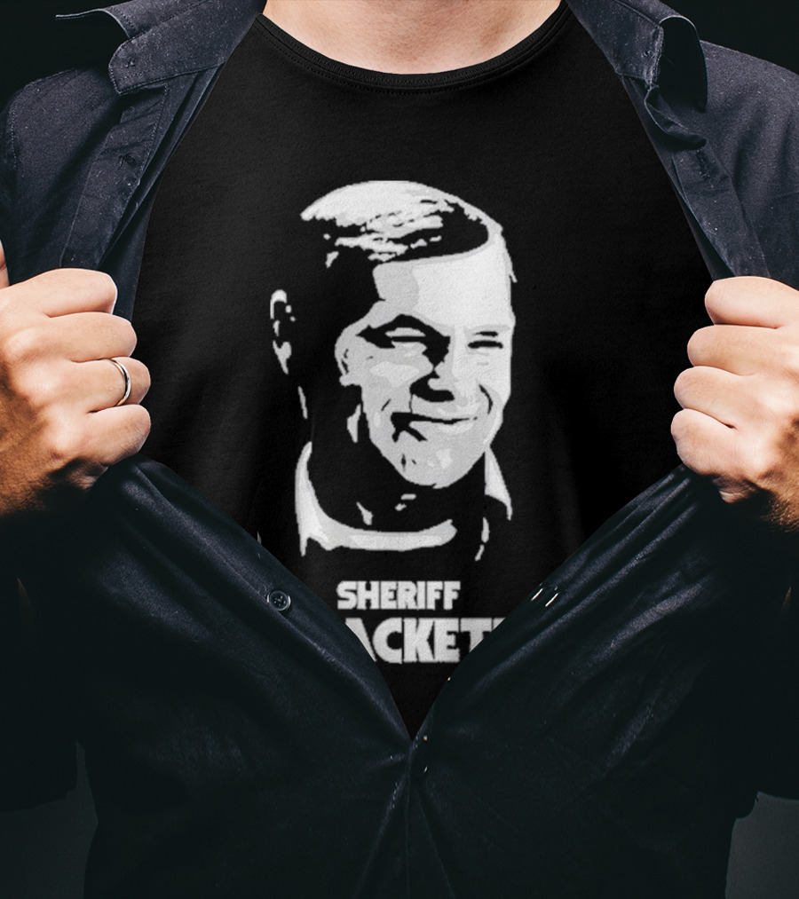 Sheriff Brackett Fright Rags Monochrome T-Shirt