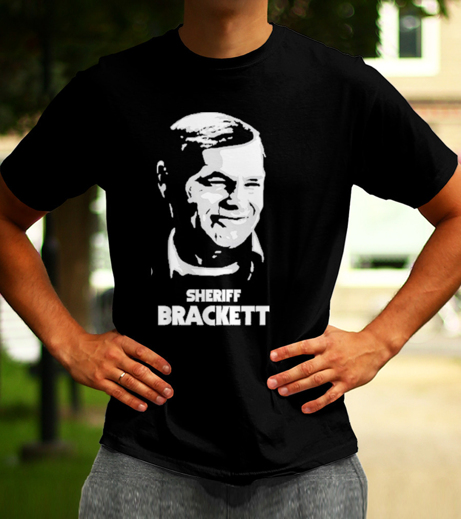 Sheriff Brackett Fright Rags Monochrome T-Shirt