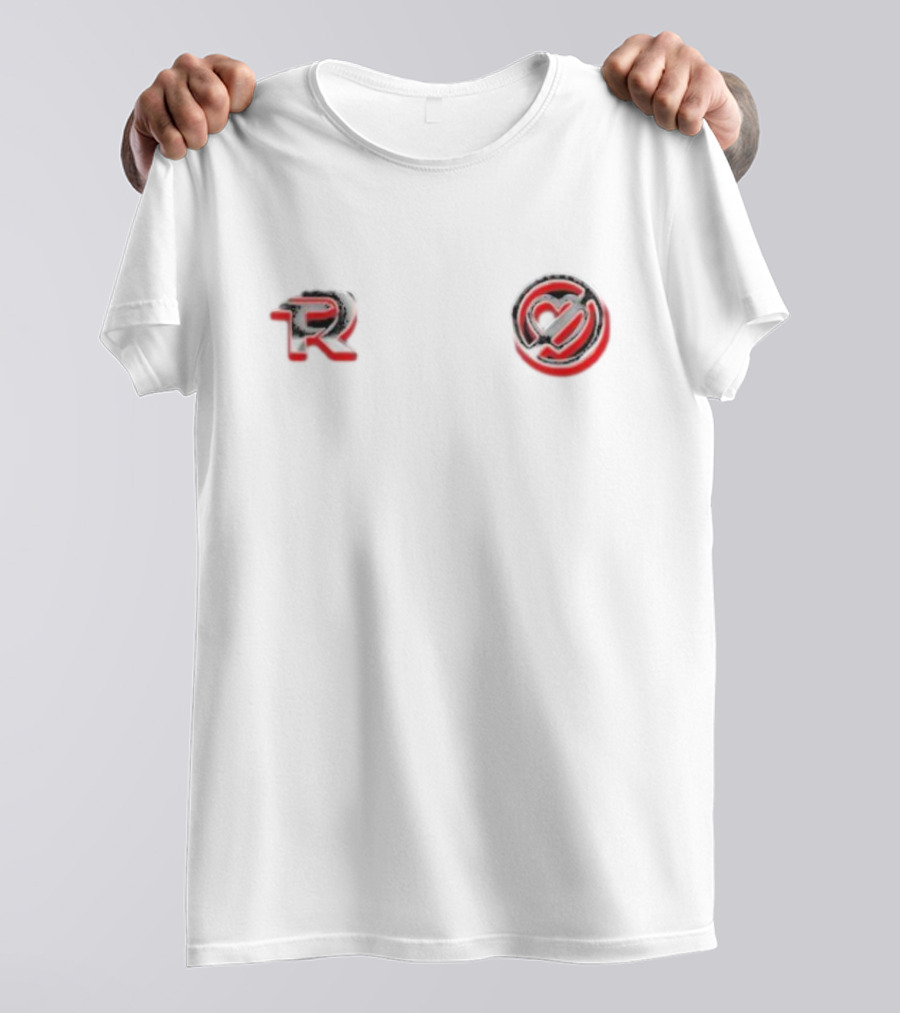 Fuerza Regida R Logo Chrome Emblem T-Shirt