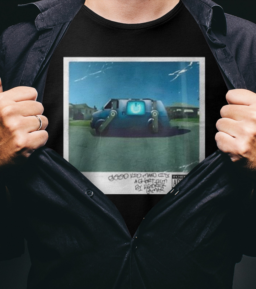 Funnyahhtees Good Kid M.A.A.D City Reboot Van Parental Advisory Kendrick Lamar T-Shirt