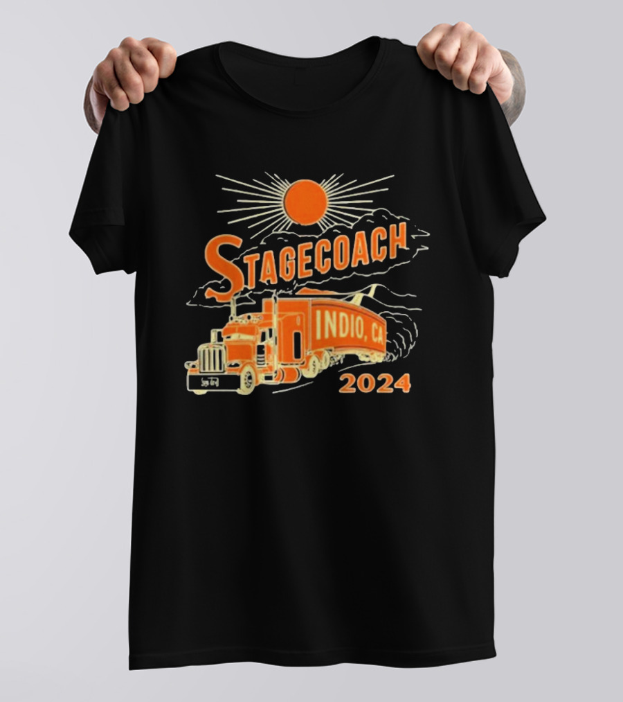 Stagecoach Indio CA Truck T-Shirt