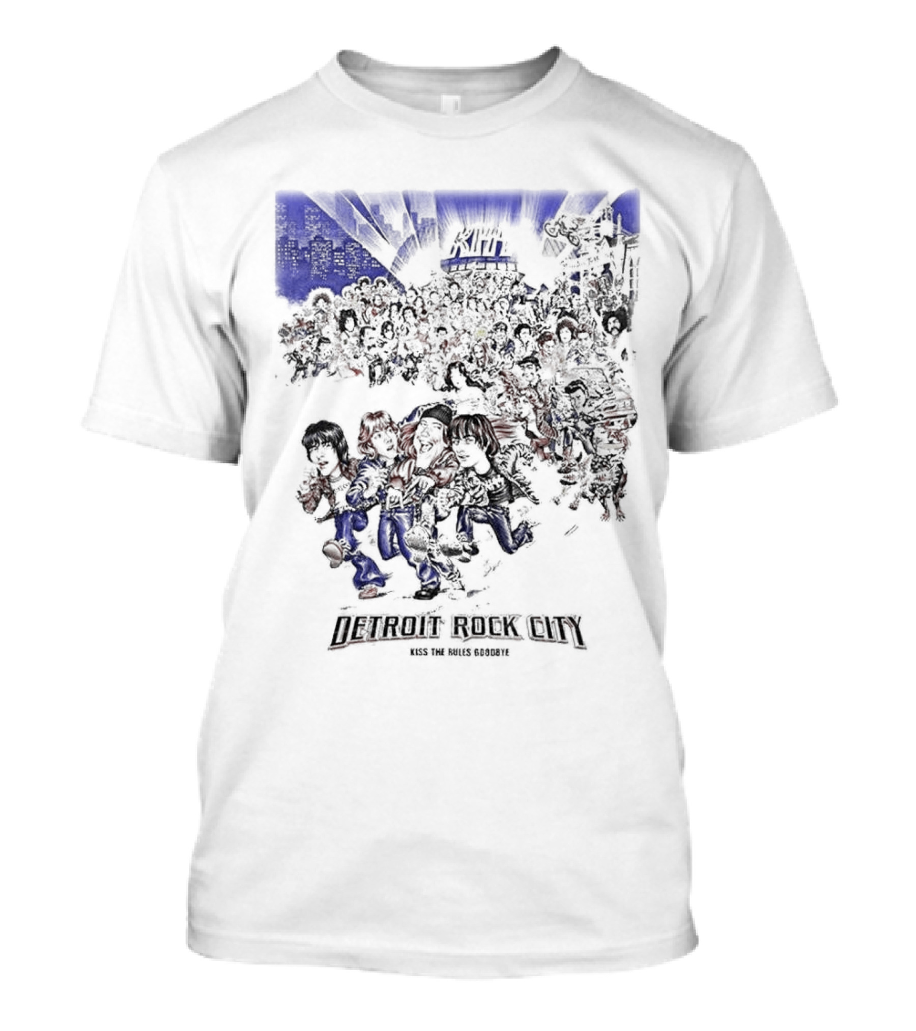 Kiss Band August 13 1999 Detroit Rock City Kiss The Rules Goodbye T-Shirt