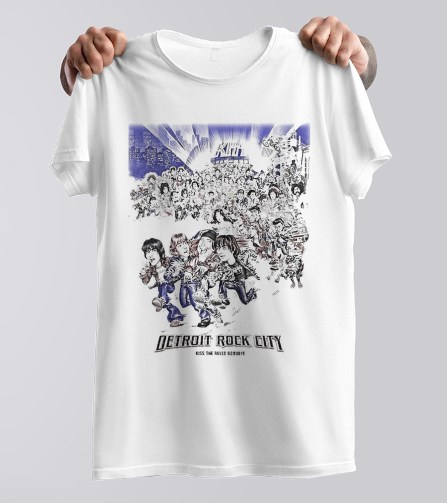 Kiss Band August 13 1999 Detroit Rock City Kiss The Rules Goodbye T-Shirt