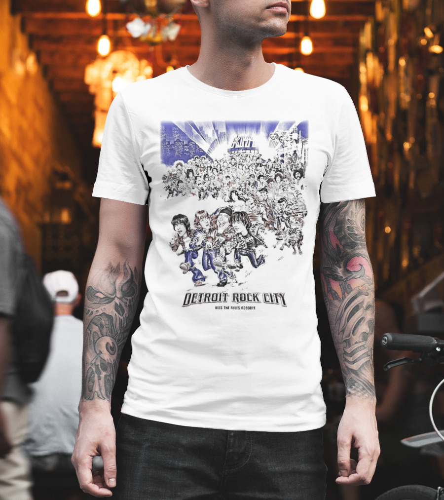 Kiss Band August 13 1999 Detroit Rock City Kiss The Rules Goodbye T-Shirt