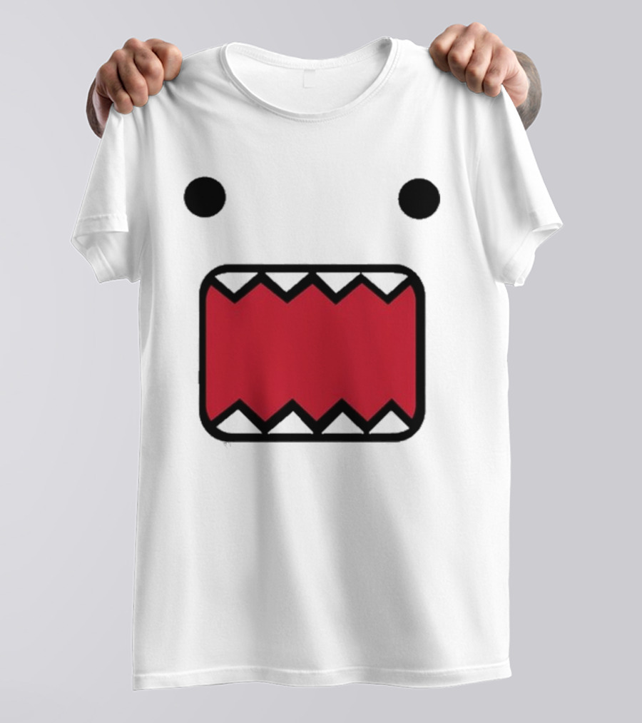 Mamono World Nostalgia Domo Kun Face T-Shirt