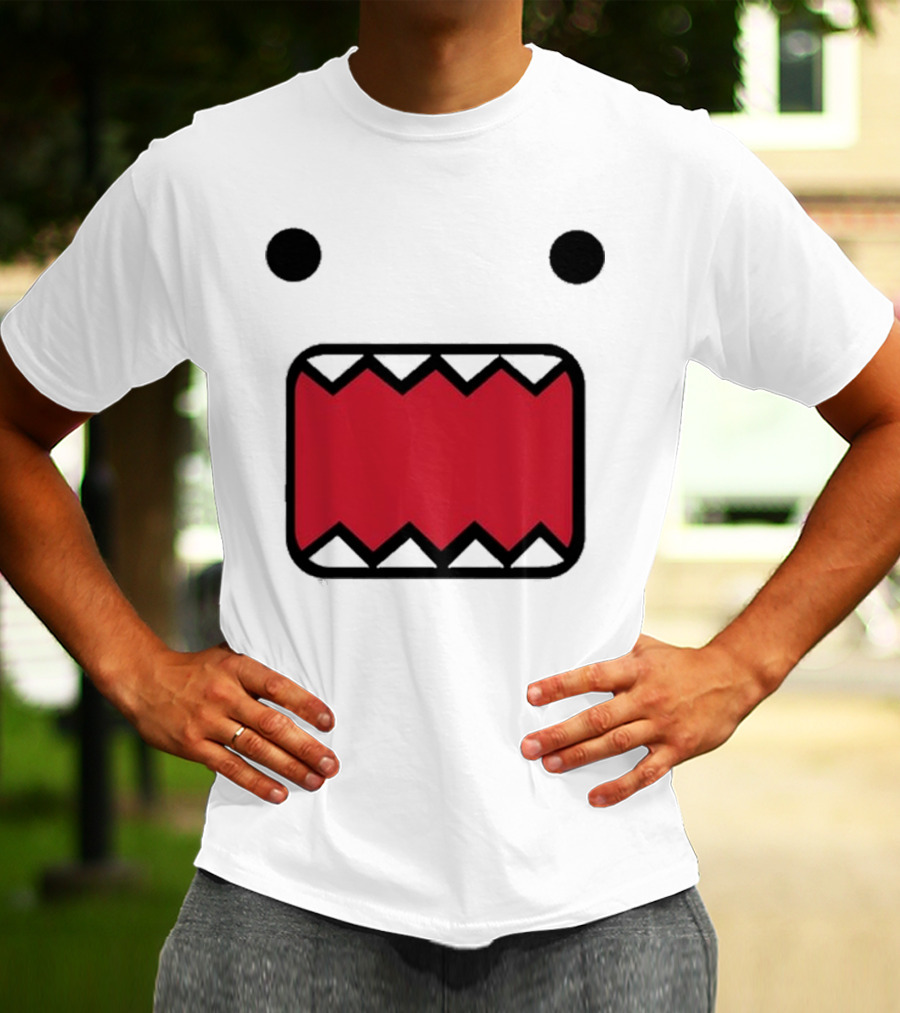 Mamono World Nostalgia Domo Kun Face T-Shirt