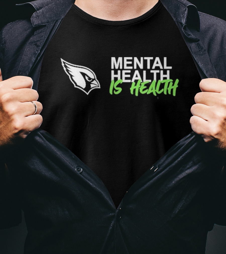 Edgerrin James Mental Health Is Health Arizona Cardinals T-Shirt