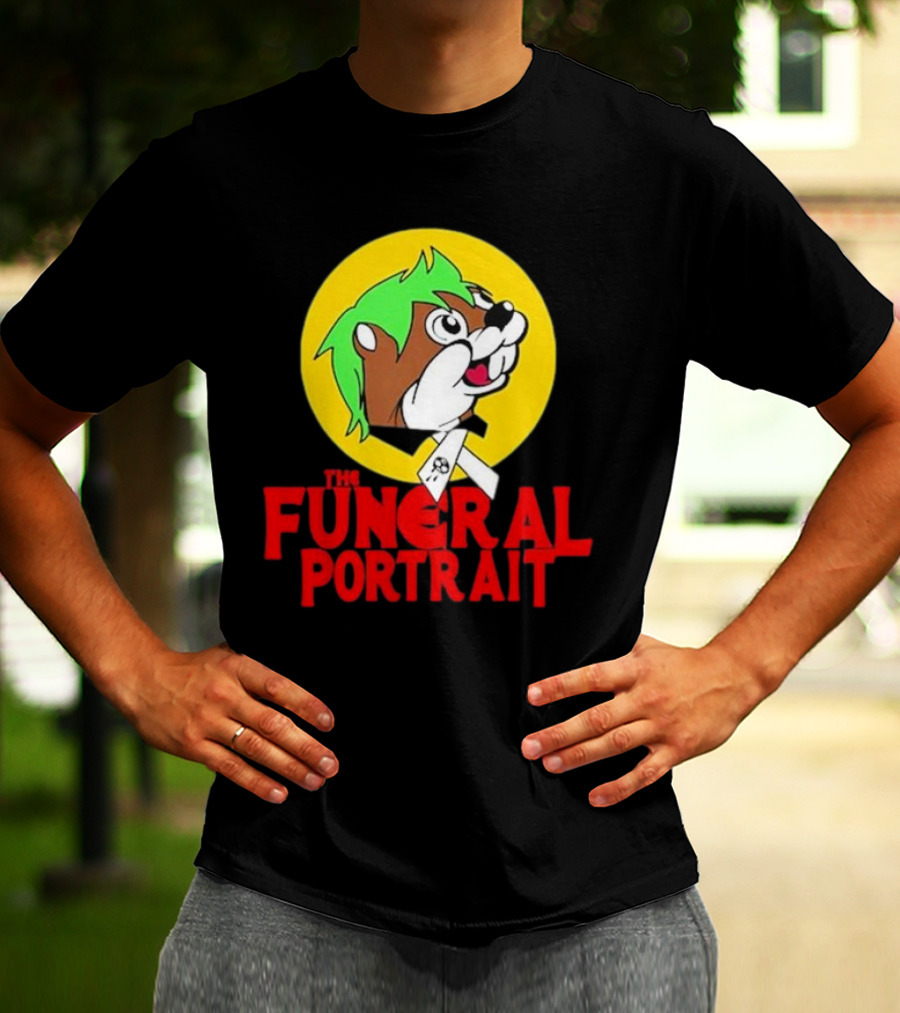 The Funeral Portrait Cartoon Mascot Circle T-Shirt