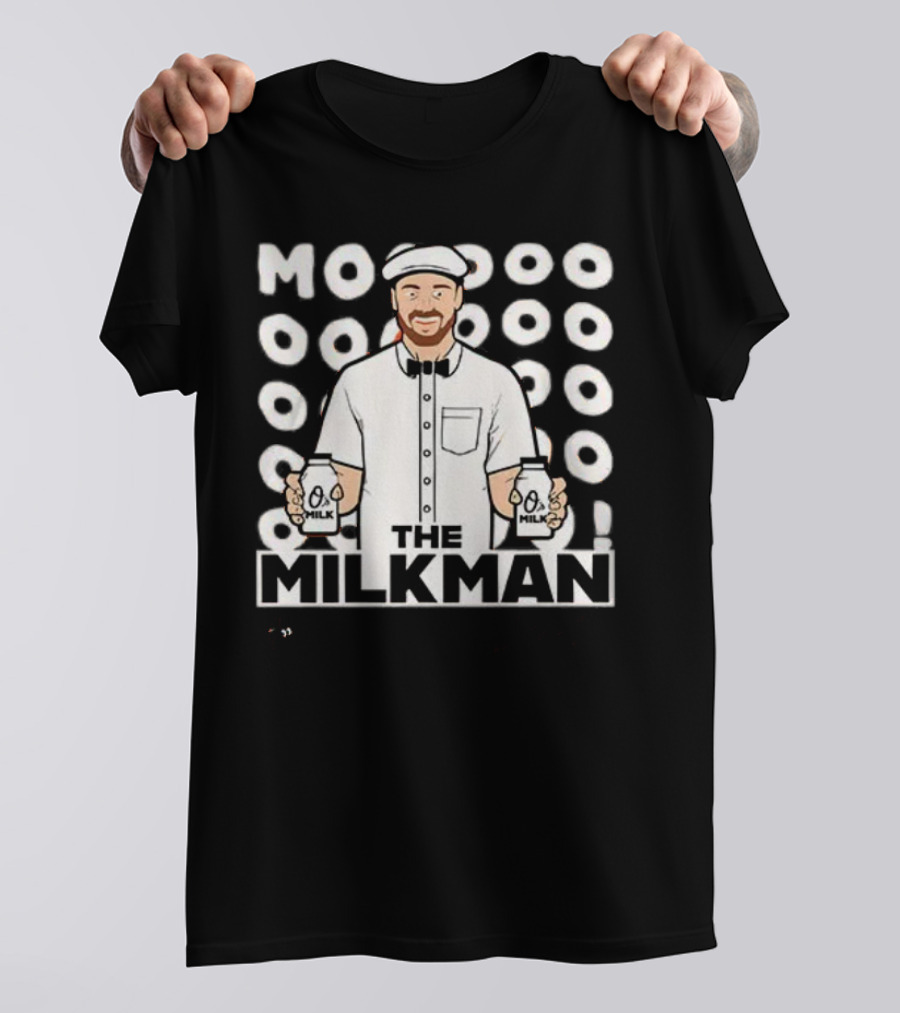 Orioles Colton Cowser The Milkman Mo Milkman Signature T-Shirt