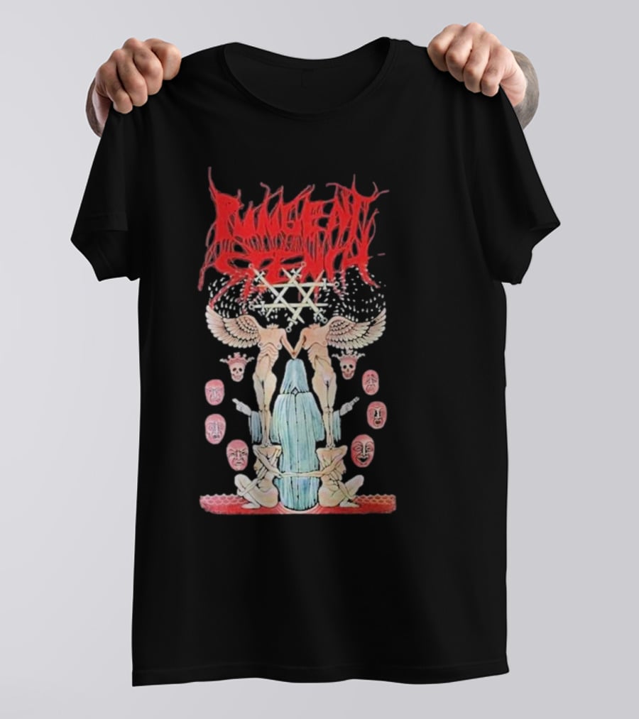 Pungent Stench Smut Kingdom Faces Angelic Figures And Mask Icons T-Shirt