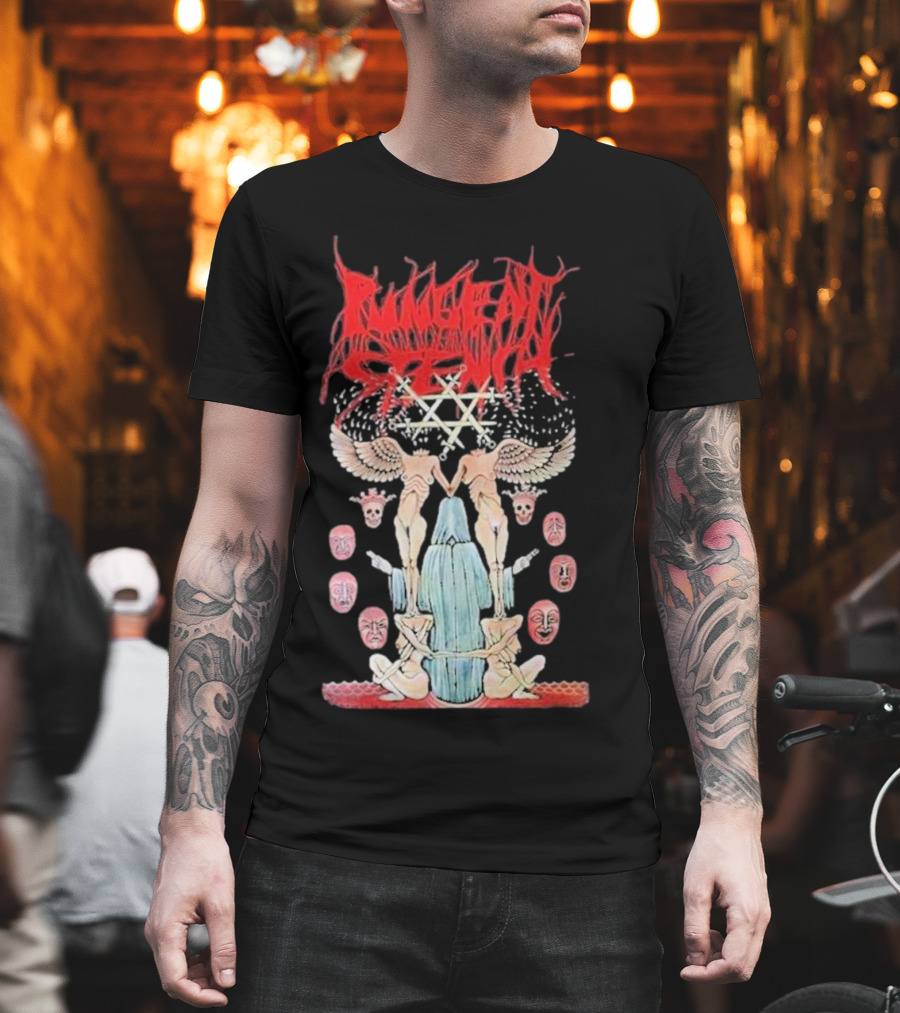 Pungent Stench Smut Kingdom Faces Angelic Figures And Mask Icons T-Shirt
