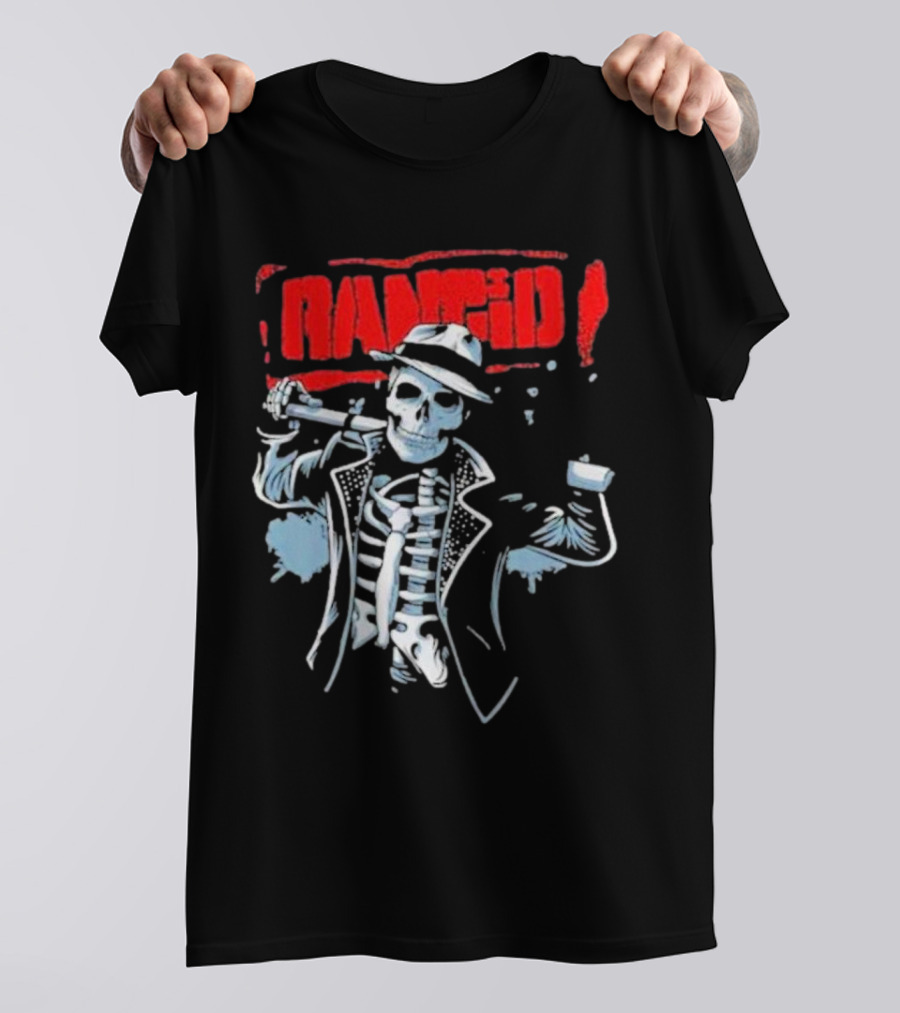 Rancid Bo Knows Skele Tim North America Tour T-Shirt