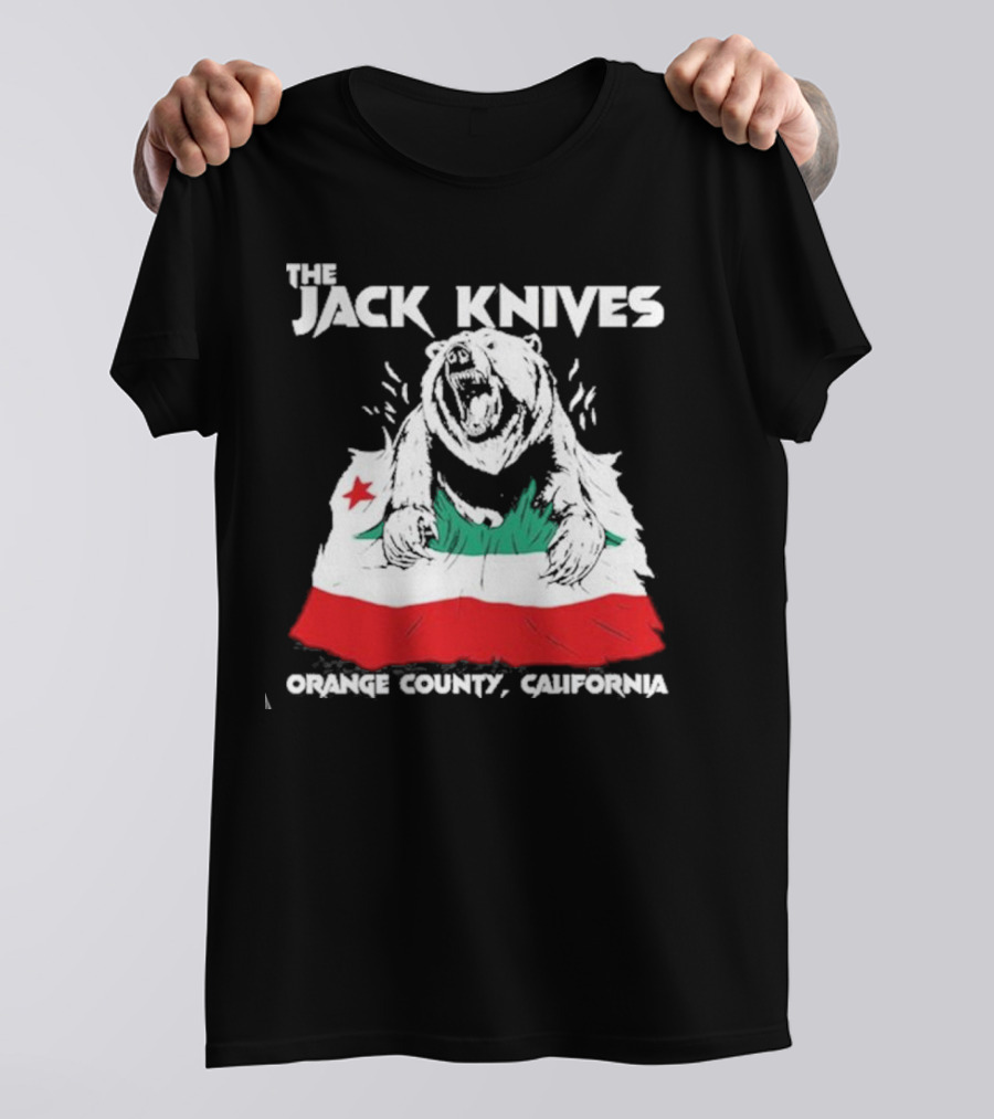 The Jack Knives Bear Orange County California T-Shirt