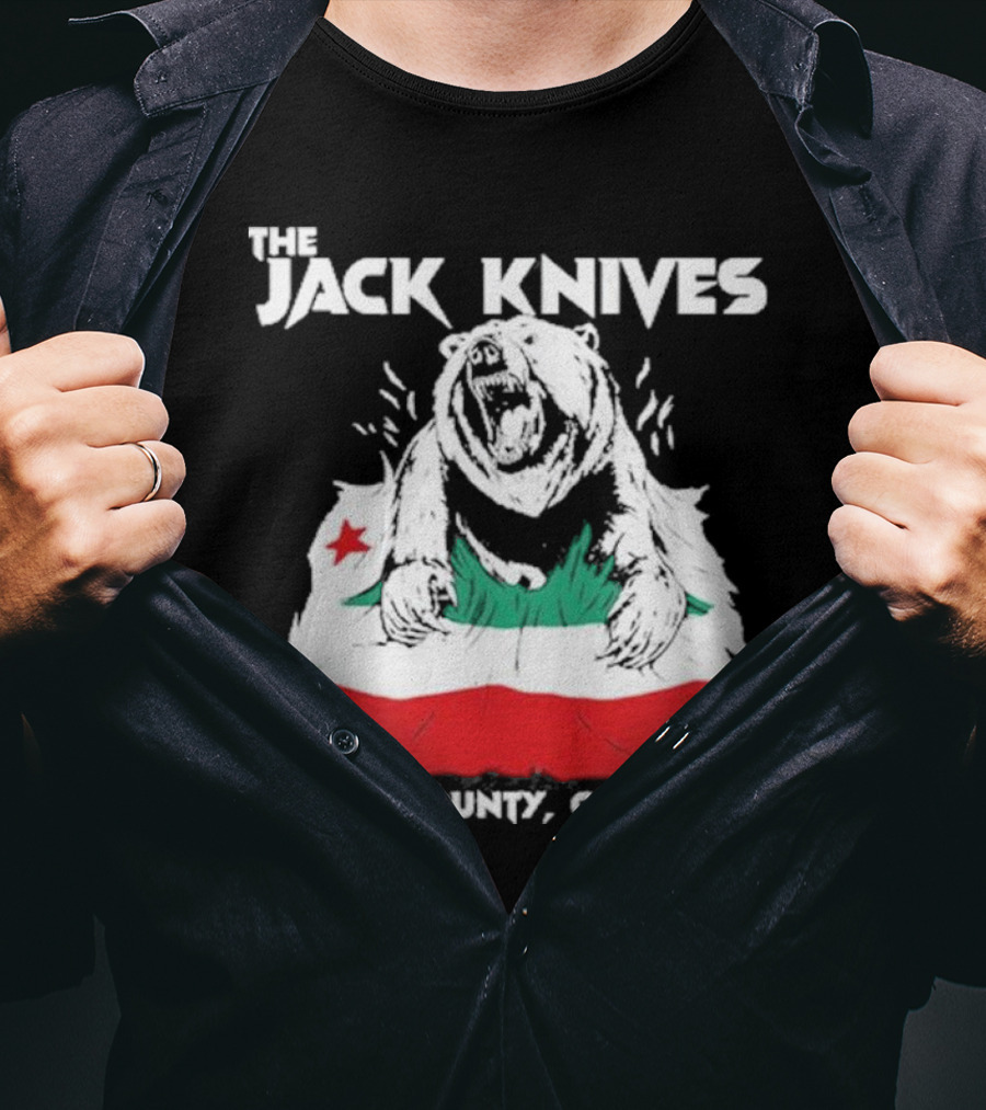 The Jack Knives Bear Orange County California T-Shirt