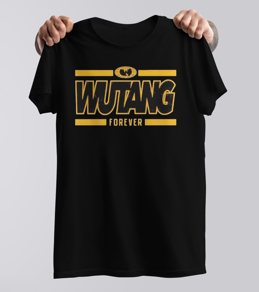 Wutang Forever Gold Black T-Shirt